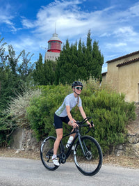haut vélo La Roda fabriqué en France-col de la madone vert olive 