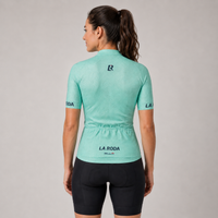 Maillot vélo Performance femme - Relief Vert