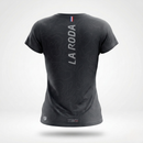 T-SHIRT RUNNING FEMME - RELIEF NOIR