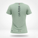 T-SHIRT RUNNING FEMME - RELIEF VERT