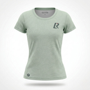 T-SHIRT RUNNING FEMME - RELIEF VERT