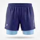SHORT RUNNING HOMME - RELIEF BLEU MARINE