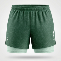 SHORT RUNNING HOMME - RELIEF VERT