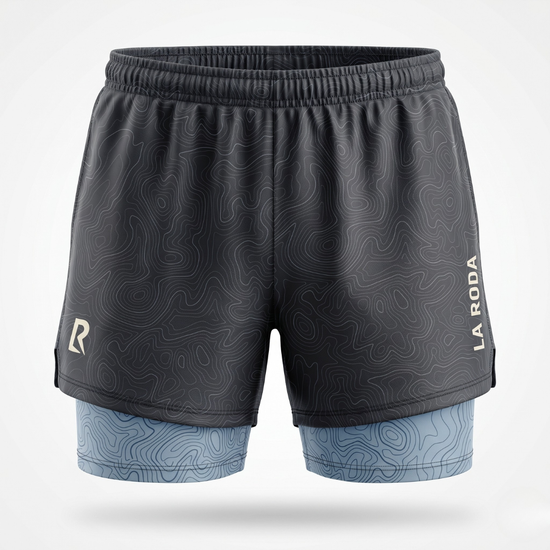 SHORT RUNNING FEMME - RELIEF NOIR