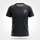 T-SHIRT RUNNING HOMME - RELIEF NOIR