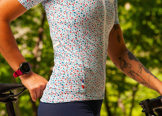 Maillot vélo femme - Madone - Bleu