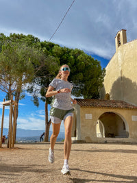 T-shirt running femme - La Prom' - Vert Olive