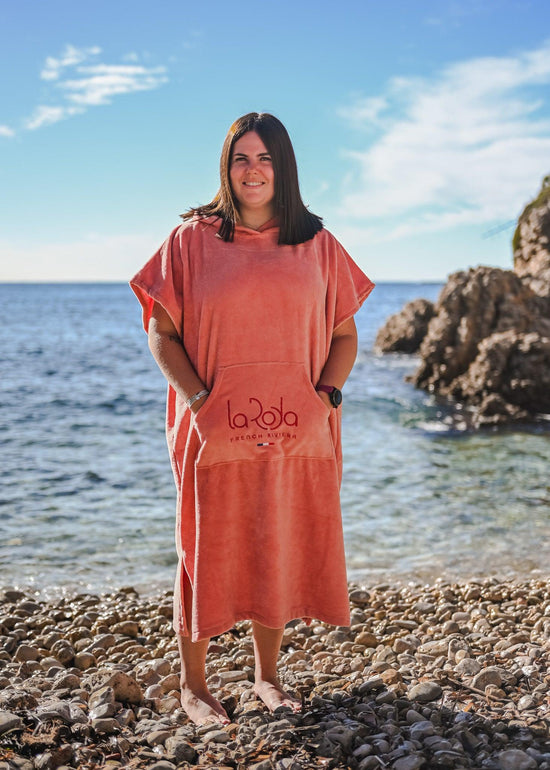 Poncho Adulte - Rose