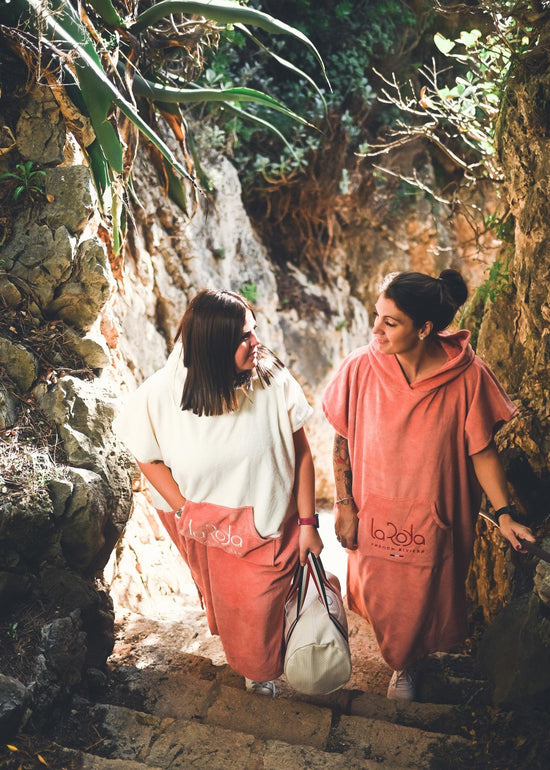 Poncho Adulte - Rose