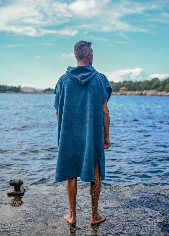 Poncho Adulte - Bleu