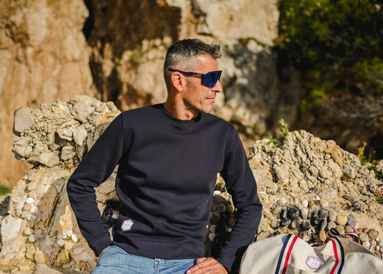 Pull homme - Bleu marine