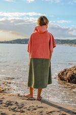 Poncho Junior Rose-Kaki - La Roda French Riviera