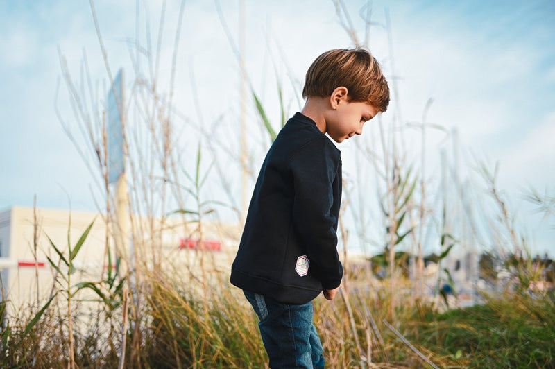 Pull enfant - Bleu marine - La Roda French Riviera