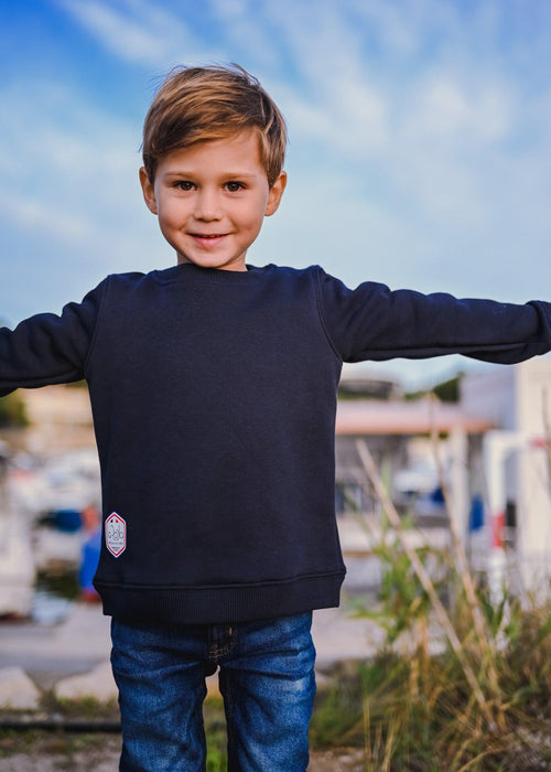 Pull enfant - Bleu marine - La Roda French Riviera